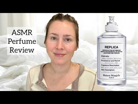 (ASMR) Perfume Review - REPLICA Lazy Sunday Morning  - Glass Tapping & Whispering