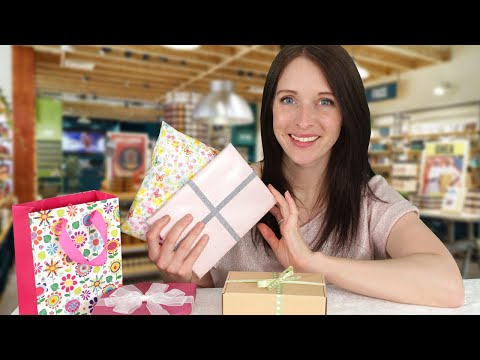 Gift Wrapping ASMR 🎁 Shop Assistant Roleplay