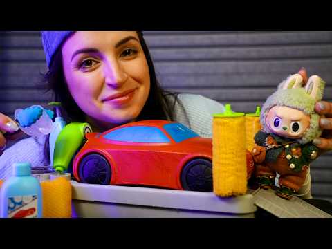ASMR | Deeply Satisfying Mini Car Wash 🧊🚗