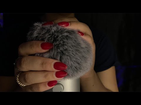 ASMR Slow Fluffy Mic Scratching Massage | BACKGROUND For Sleep, Study, Relax time  (NO TALKING)