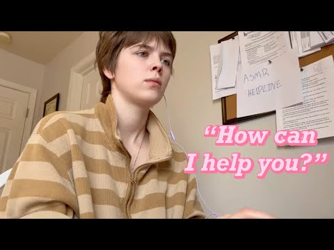 ASMR Helpline: We Can Help With Anything :) (Soft spoken + Typing Sounds)