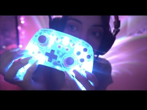 ASMR| My light up controller. Clicking and Tapping 🎮