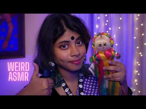 INDIAN ASMR | Saleswoman Sells You Shady Products 😈 (indian accent) | Weird, Funny ASMR, Soft-Spoken