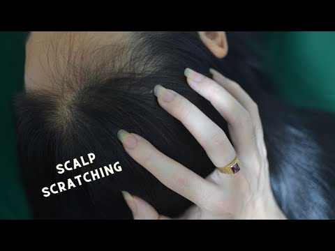 ASMR Scalp Scratching Sounds, Tingle Hair Massage For Relieve Headache, Stress, Anxiety