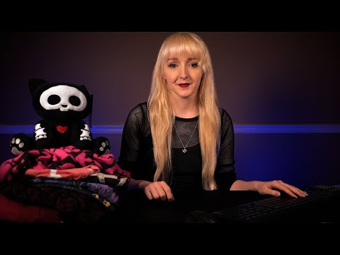 ASMR Goth Clothing Store Checkout 2 | Scanning, Inspecting