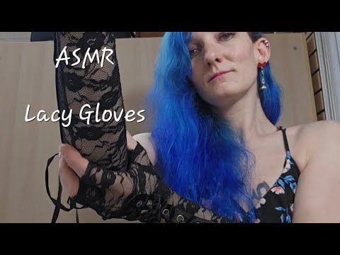 ASMR Lacy Gloves (hand motions, fabric sounds)