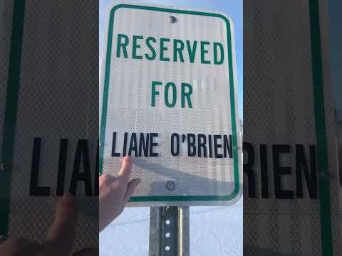 Tapping On My Own Personal Parking Sign 🅿️ 😃