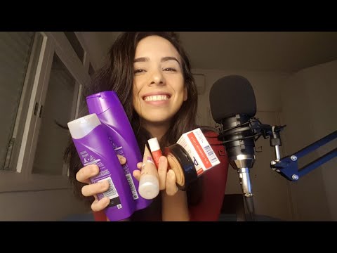 ASMR mostrando as *COMPRINHAS DE FARMÁCIA* de junho (muito tapping e barulhinhos)