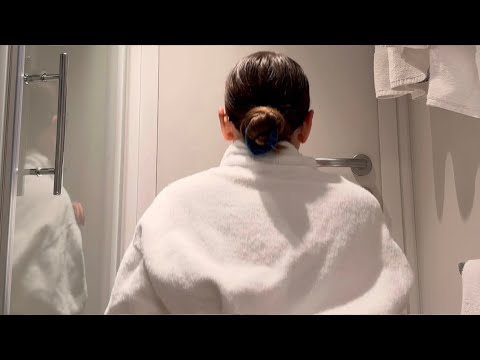 HOW TO MAKE HAIR BUN / ASMR LONG HAIR