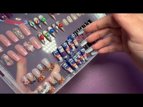 lofi asmr - my nail collection 💅