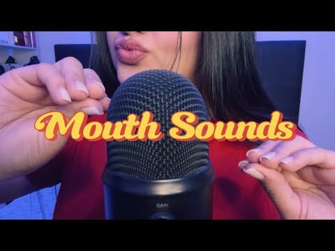 asmr mouth sounds, hand movements