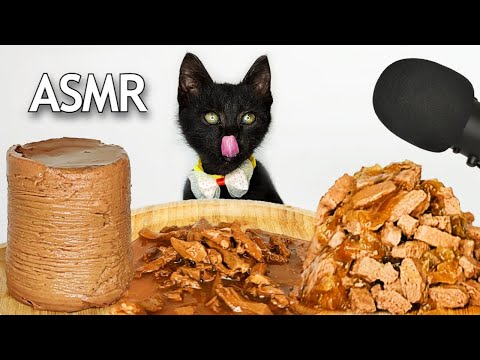 CAT EATING WET FOOD COMPILATION | ASMR MUKBANG