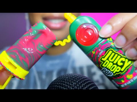 ASMR | JUICY DROP Candy 🍭 Cherry Melon 🍉 🍒