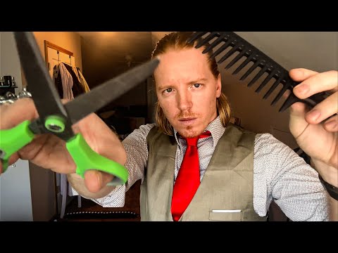 ASMR | The Most Realistic Barbershop Haircut Ever