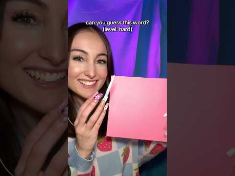 Guess the Word ASMR - Level: Hard