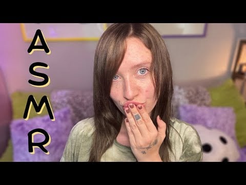 ASMR | Tickling + Spit Painting + Kisses (for good sleep) 💋😴 
