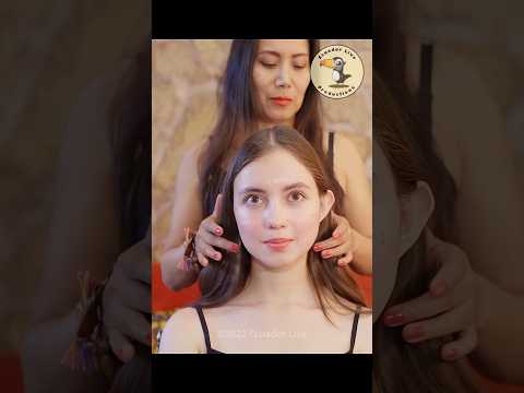 ASMR hair brushing & soft whispering sounds for sleep 💆🏻‍♀️