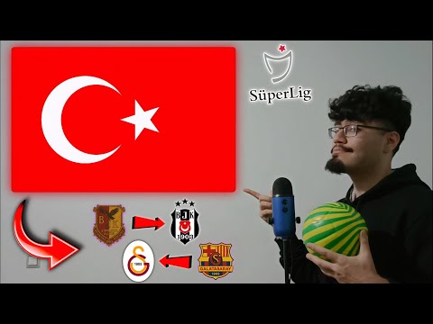 ASMR IN TURKISH 🇹🇷(Evolution of Süper Lig Logos🇹🇷)