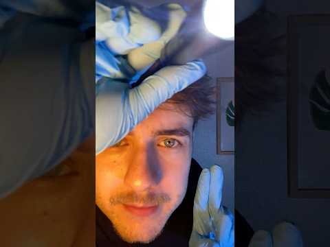 ASMR - Examen Crânien #shorts #asmr #relax #robertom #examen  #cranialnerves #5senses #fr #rp