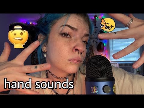 ASMR HAND SOUNDS & MOUTH SOUNDS + Gripping Sounds, Visuals & More 