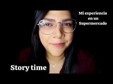 ASMR masticando chicle + story time de mi experiencia "trabajando" en un supermercado 