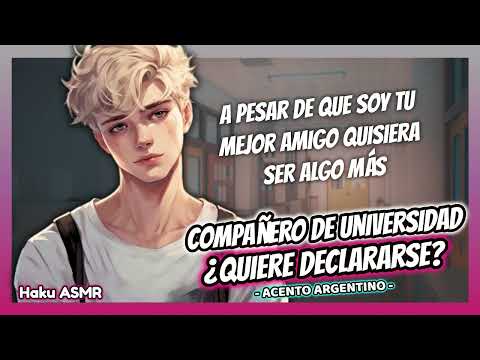 ASMR Roleplay - ¿Compañero de universidad quiere declararse? - Haku ASMR