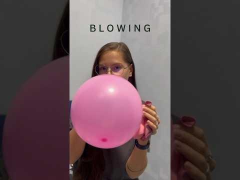 BALLOONS BLOWING 🎈✨🥰 #balloon #blowing #asmr