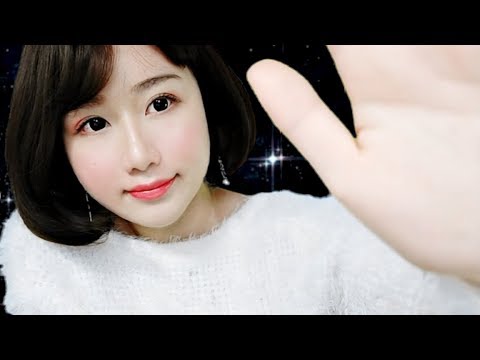 *ASMR* Relaxing Face Touching / Slow Movements / Binaural Skin Sounds (NO TALKING)