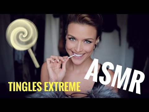 ASMR Gina Carla 🍭 Lollipop Mouth Sounds! High Sensitive Microphone! Ear to Ear! Binaural!