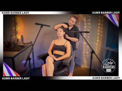 💈 ASMR Hair & Scalp Massage by Barber Lady Elle