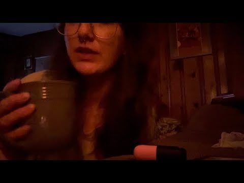 tapping scratching rambling lofi asmr 