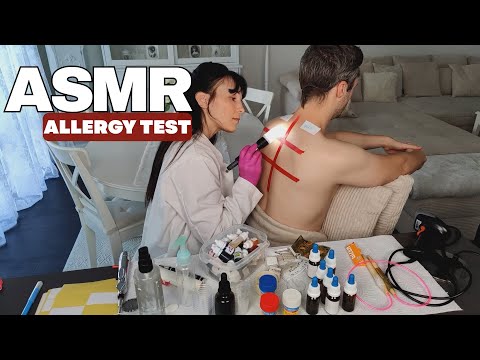 Doctor ASMR - Allergy Test On Back And Shoulder | Medical Roleplay