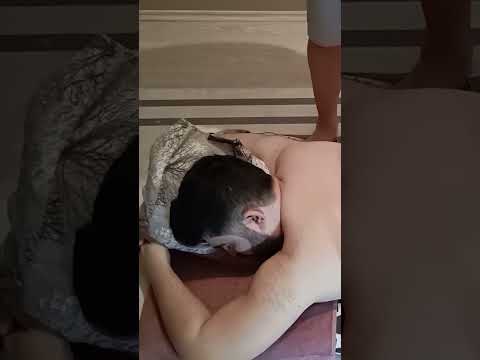 ASMR BACK AND SLEEP MASTER MASSAGE  #massage #easyturkish #relax #chiropractor