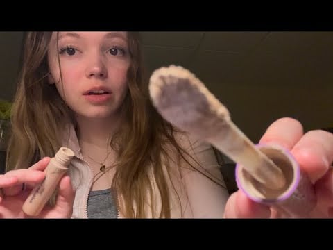 ASMR- Doing your Eye Makeup!🍓💕