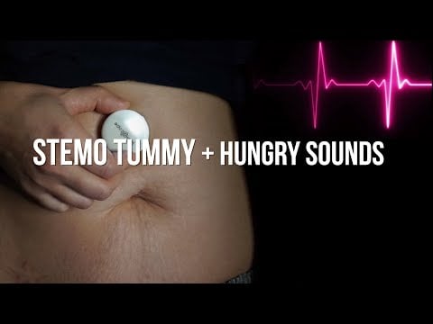 Happy Heartbeats Hungry Tummy Sounds | Female Heartbeat ASMR
