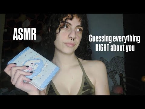 ASMR Guessing Everything about you (I'm your therapist...it's looking bad)
