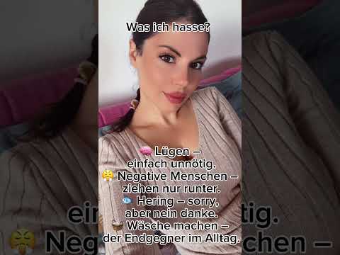 🎯 Dinge, die ich NICHT ausstehen kann!#shorts  #realtalk