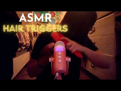 ASMR Hair brushing and Hair play *Soft and Gentle*