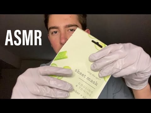 ASMR fastest 1 minute spa facial for relaxation