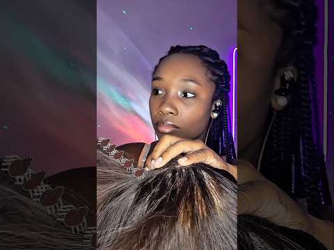 ASMR PIOLHO - TIRANDO PIOLHO DO SEU CABELO 💇‍♀️ #asmr #shorts #asmrsounds