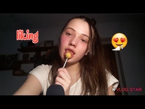 АСМР|ликинг чупа-чупса👅|ASMR|liking lolipop 👅|