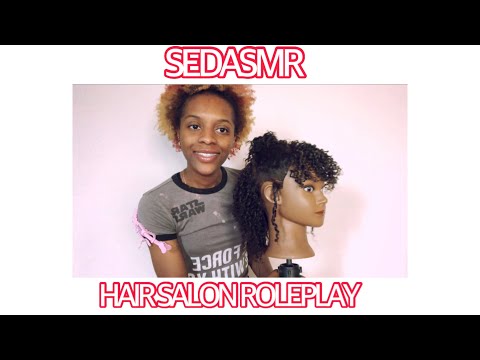 ASMR Natural Hairsalon ROLEPLAY (Soft-Spoken)