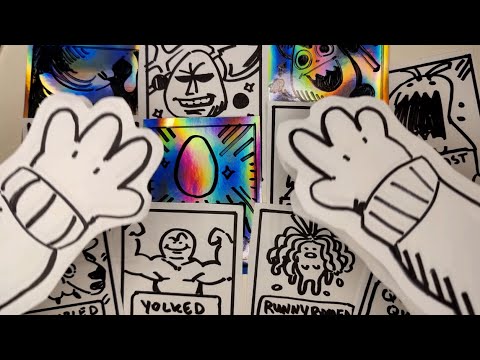 Paper Card Unpacking 2 [ASMR: Whisper Ramble, Card Sounds]