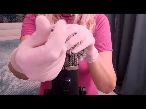 🎧 White Latex Gloves | ASMR Relaxing Background (No talking)