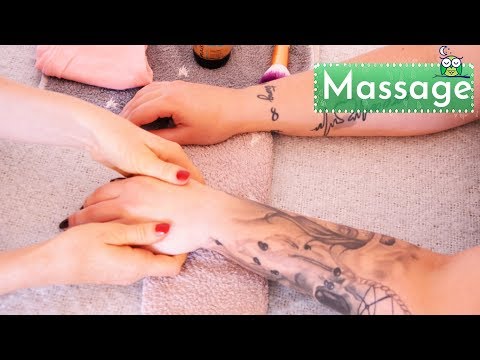 Handmassage zum Einschlafen & Entspannen (sanft gesprochen)