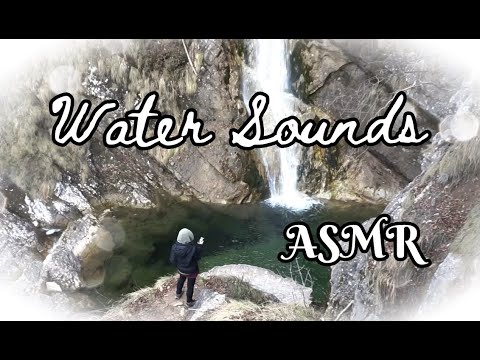 ASMR Relaxing water sounds ~ streams and waterfalls (nature sounds, no talking)