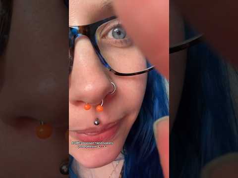 ASMR obsessed friend neatens your brows😌full on✅⏰#asmrroleplay #shorts #asmrpersonalattention #asmr