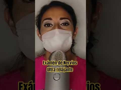 Exámen de Nervios Craneales 🤗😴 #asmr #triggers #relax #nervioscraneales #triggersforsleep #roleplay