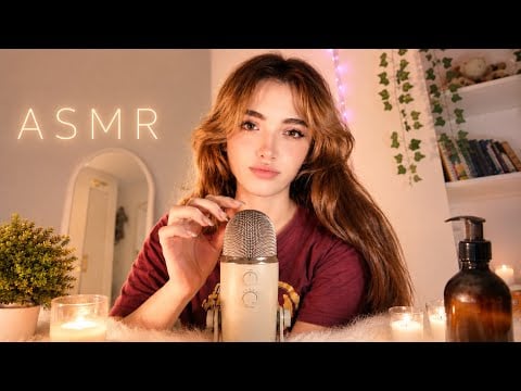 Asmr Touching you until relaxing(soft spoken)|لمست می‌کنم تا خوابت ببره 