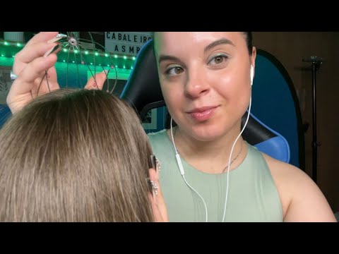 ¿Puedo peinarte el pelo y masajear tu cabeza? ASMR Atención Personal ♡